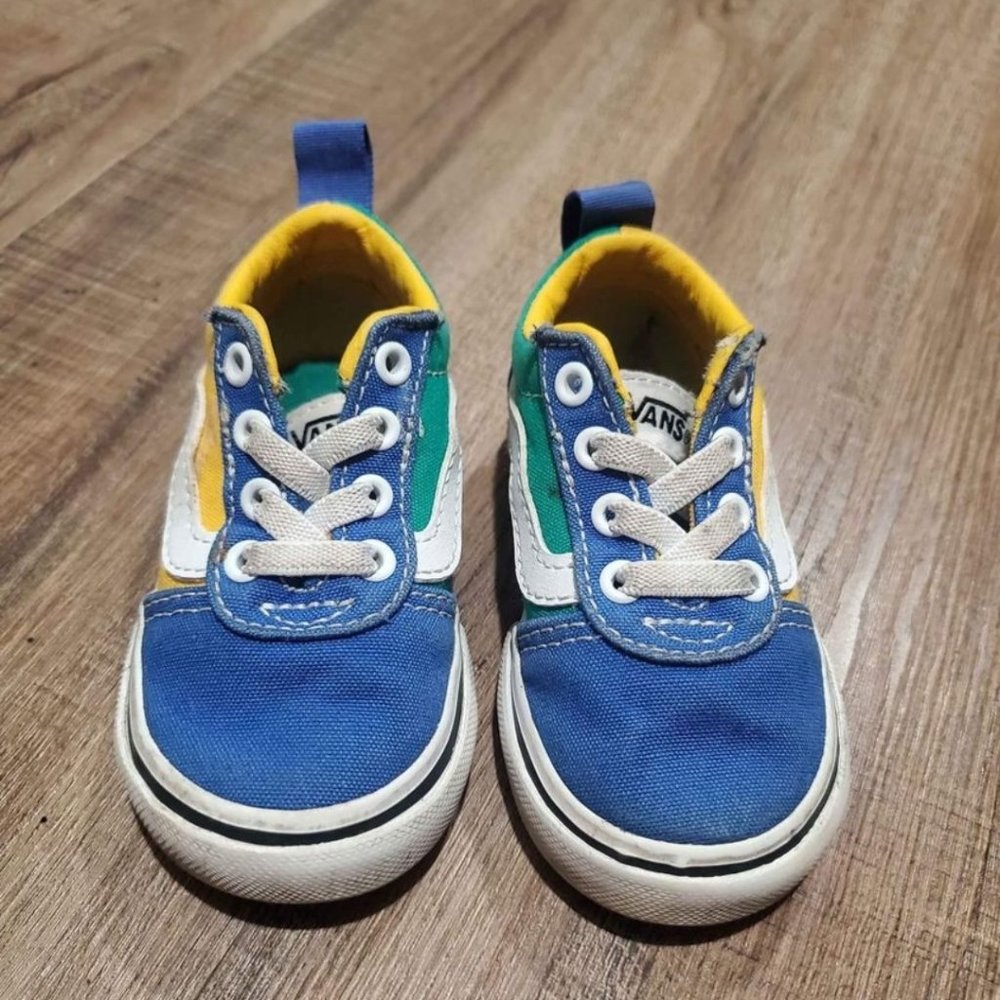 VANS Multi-Colour Baby Shoes SIZE 4